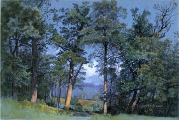 コペット湖ジュネーブの風景ウィリアム・スタンリー・ヘゼルティンの森 Oil Paintings